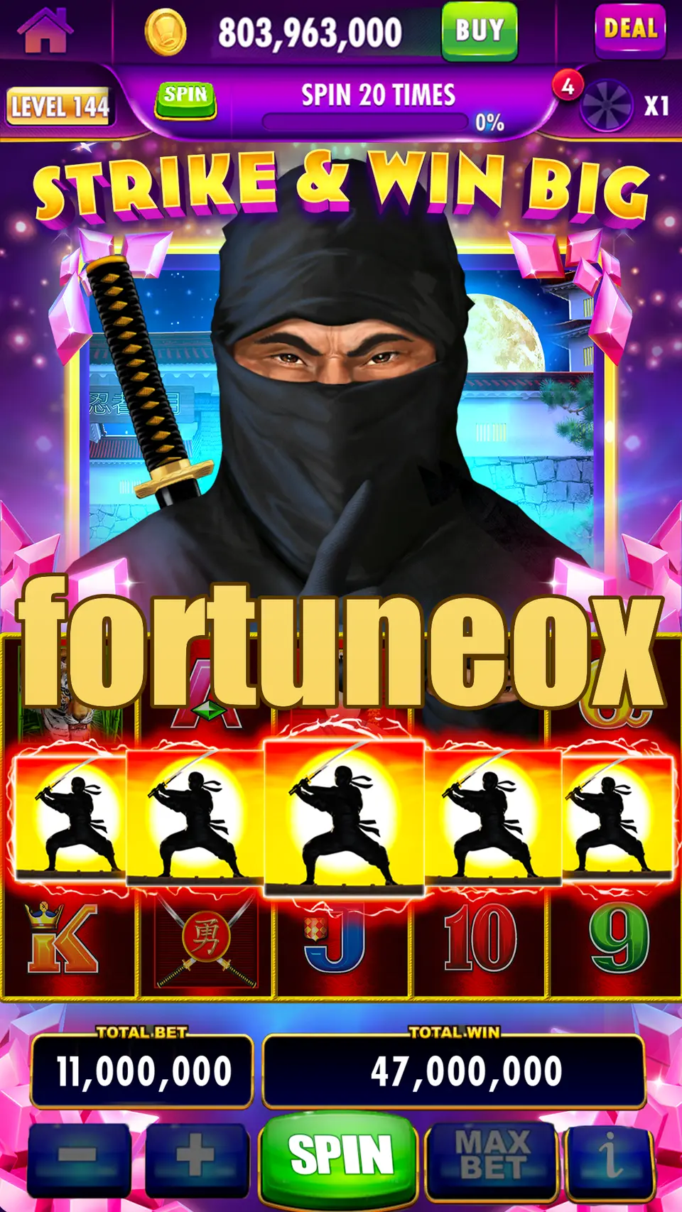 fortuneox Capturas de tela Oficial APK